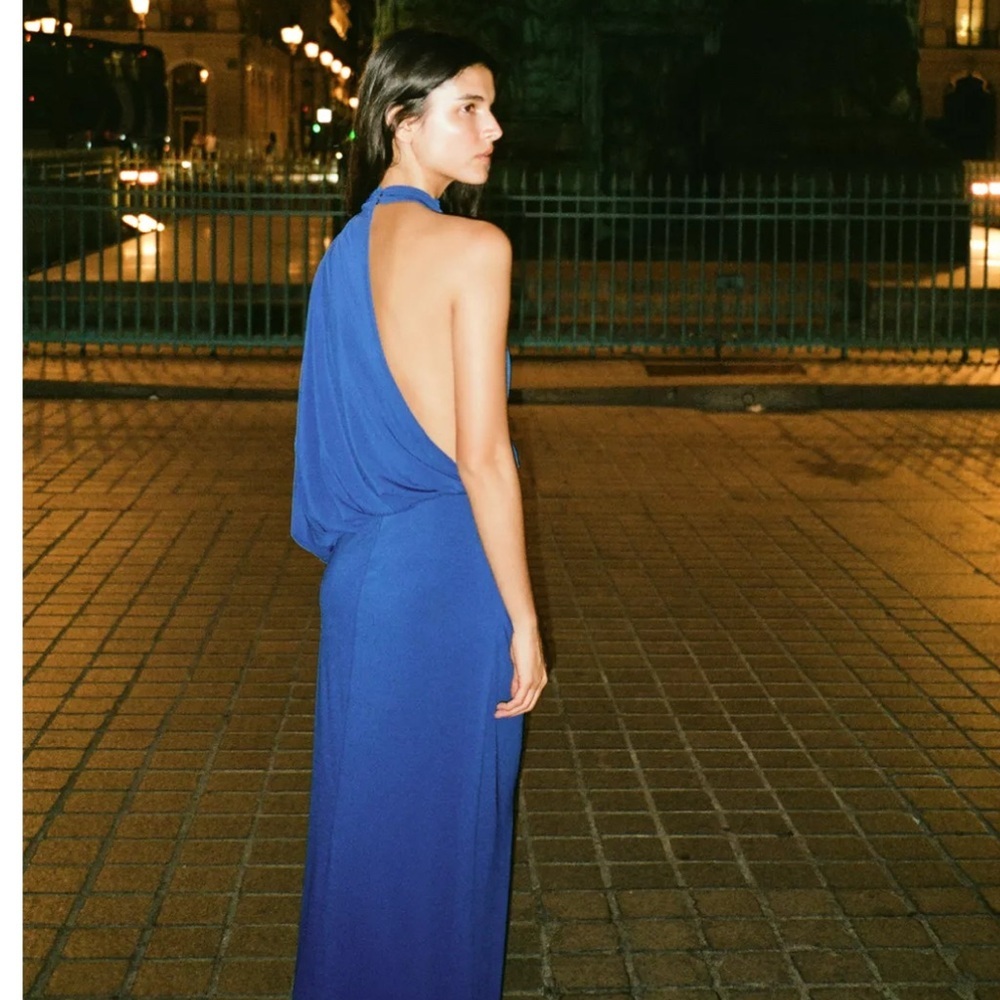 Zara drape maxi dress - Picture 2 of 5